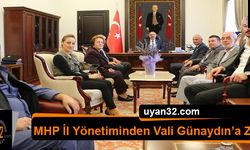 Mhp İl Yönetiminden Vali Günaydın'a Ziyaret