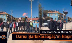 Keçiborlu'da Doğalgaz Sevinci