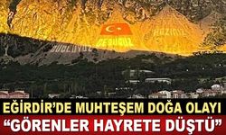 Isparta'nın İncisi Eğirdir'de Muhteşem Doğa Olayı..! Görenler Şaşkına Döndü...