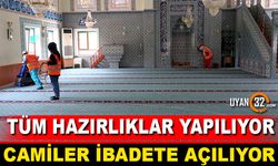 Camilerde Temizlik ve Dezenfekte Çalışmaları Yapılıyor