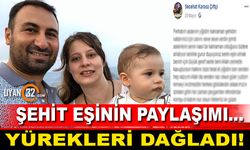 Şehit Eşinden Duygu Dolu Paylaşım