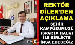 ISUBÜ Rektörü İbrahim Diler'den Açıklama