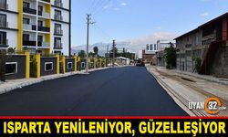 Isparta'da Asfalt Çalışmalarına Devam Ediyor