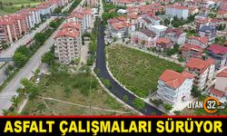 Isparta'da Asfalt Çalışmaları Sürüyor