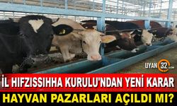 Isparta Hayvan Pazarları İle İlgili Yeni Karar!