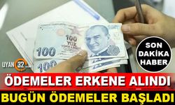 Ödemeler Bugün Başladı