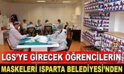 LGS’ye Girecek Öğrencilerin Maskeleri Isparta Belediyesi'nden