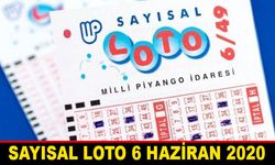 Sayısal Loto 6 Haziran 2020 Sonuçları