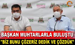 Başkan Başdeğirmen Muhtarlarla Buluştu