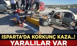 Isparta'da Korkunç Kaza..! Yaralılar Var...