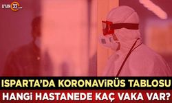 Isparta'da Bugün İtibariyle Kaç Koronavirüs Vakası Var