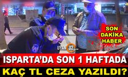 Isparta'da Maskesiz Sokağa Çıkanlara Kaç TL Ceza Kesildi?