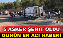 Günün En Acı Haberi: 5 Askerimiz Şehit Oldu