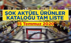 Şok Aktüel 15 Temmuz 2020 Kataloğu