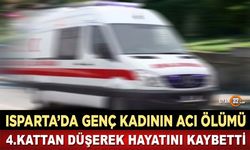Isparta'da 4. Kattan Zemine Düşen Kadın Hayatını Kaybetti..!