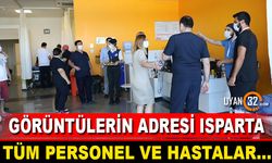 Isparta Şehir Hastanesi'nde Sosyal Mesafeli Bayramlaşma