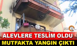 Evin Mutfağında Alevler Yükseldi