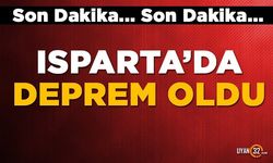 Isparta'da Deprem Meydana Geldi Sallandık