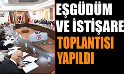 Birimler Arası Eşgüdüm ve İstişare Toplantısı Yapıldı