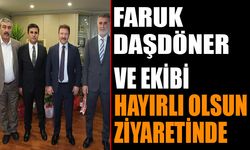 Faruk Daşdöner ve Ekibi, TŞOF'a Hayırlı Olsun Ziyaretinde Bulundu