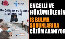 Engelli ve Hükümlülerin İş Bulma Sorunlarına Çözüm Aranıyor