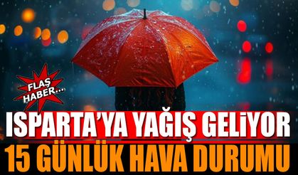 Isparta'ya Beklenen Yağış Geliyor Meteorolojiden Uyarı