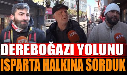 Dereboğazı Yolunu Vatandaşa Sorduk
