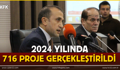 2024 Yılında716 Proje Gerçekleştirildi