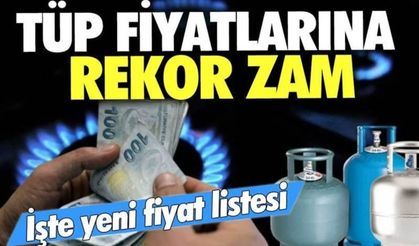 Tüpe Dev Zam! Elektrik Doğalgaz Zammının Ardından Tüpe de Yeni Zam Geldi