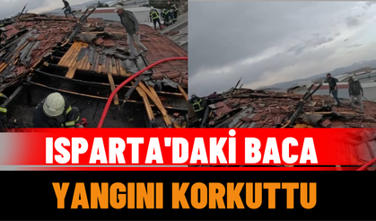 Isparta'daki Baca Yangını Korkuttu