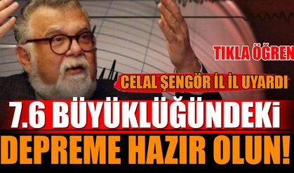 7,6 Büyüklüğündeki Depreme Hazır Olun! Naci Görür Bu İlleri Tek Tek Uyardı