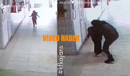 Okulda Hareketli Dakikalar... Öğretmen Faciayı Önledi
