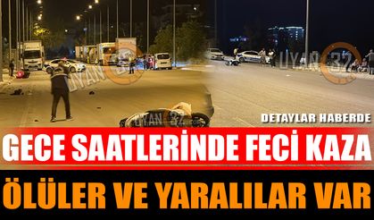 Gece Saatlerinde Feci Kaza; Ölüler Ve Yaralılar Var