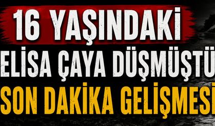 16 yaşındaki Elisa Çaya Düşmüştü Son Dakika Gelişmesi