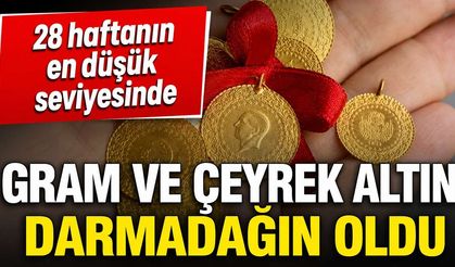 Gram Altın 28 Haftanın En Düşük Seviyesinde! Piyasada Neler Oluyor?