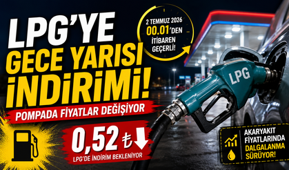LPG’ye Gece Yarısı İndirimi! Pompada Fiyatlar Değişiyor