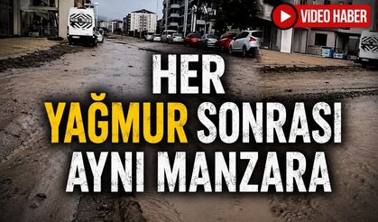 Zafer Mahallesi'nde Çamur Tepkisi: 'Her Yağmurda Aynı Manzara'