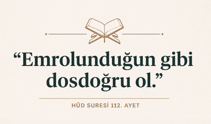 Emrolunduğun gibi dosdoğru ol" ayeti neden Instagram'da paylaşılıyor? İşte gündem olmasının nedeni