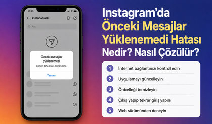 Instagram'da "Önceki Mesajlar Yüklenemedi" Hatası Neden Olur? Çözüm İçin Neler Yapılabilir?