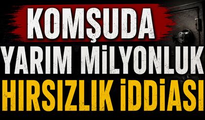 Komşuda yarım milyonluk hırsızlık iddiası! Polis düğmeye bastı