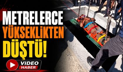 Isparta'da 10 Metrelik Çukura Düşen İşçi Kurtarıldı