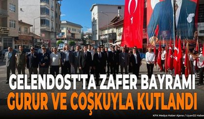 Gelendost'ta 30 Ağustos Zafer Bayramı Coşkuyla Kutlandı