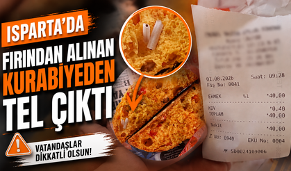 Isparta'da Fırından Alınan Kurabiyeden Tel Çıktı İddiası