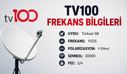 TV100 frekans bilgileri 2026: Türksat 5B güncel uydu ayarları nasıl yapılır?