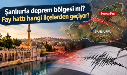Şanlıurfa deprem bölgesi mi? Fay hattı hangi ilçelerden geçiyor?