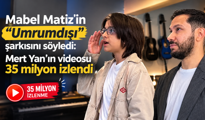Mabel Matiz’in şarkısıyla gündeme geldi: Mert Yan’ın performansı 35 milyon izlendi