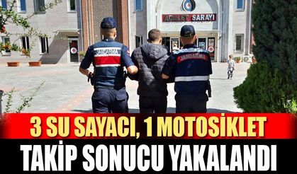 Koçtepe ve Baladız Köylerinde Su Sayacı ve Motosiklet Çalan Şahıs Yakalandı!