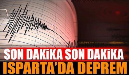 Isparta'da 2,9 Büyüklüğünde Deprem Oldu