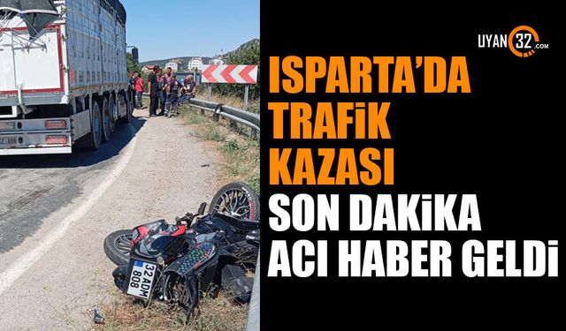 Isparta'daki trafik kazasında iki kişi hayatını kaybetti