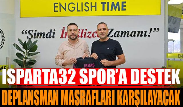 Ispartaspor’a Anlamlı Destek